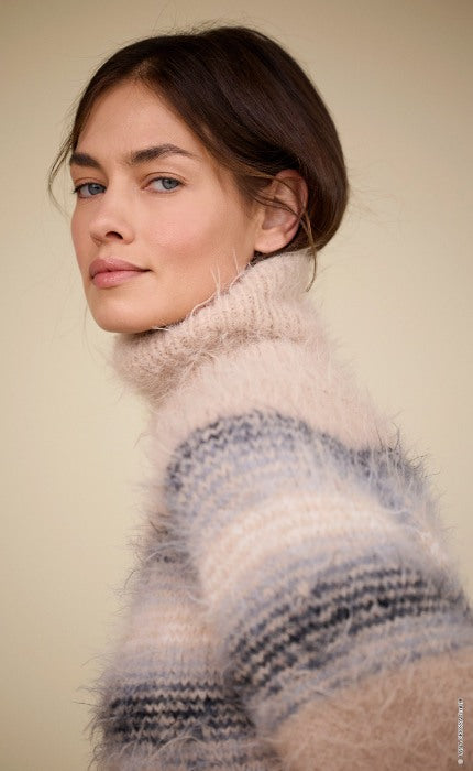 Top-Down Pullover mit Rundpasse - BASTA & BASTA MISTA - Strickpaket