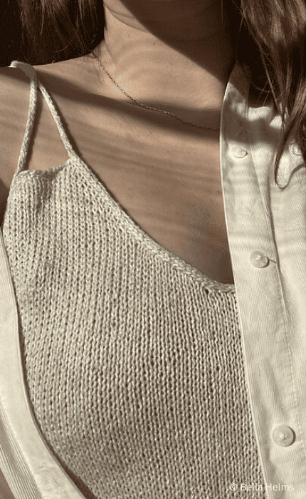 Marjorie Camisole - TUSSAH TWEED - Strickpaket