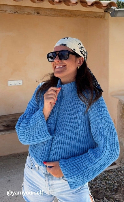 Selma Zipper – THE MERRY MERINO 70 – Knitting Kit