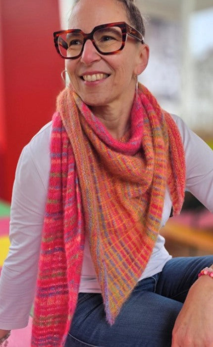 Tuch MALAMA - EDELWEISS ALPAKA & SILKY KID RMS- Strickpaket