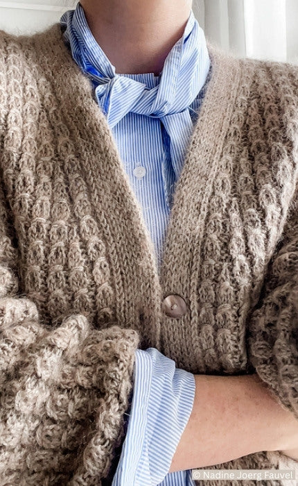 The Comfy Cardi - ALPAKKA SILKE & TYNN SILK MOHAIR - Strickpaket