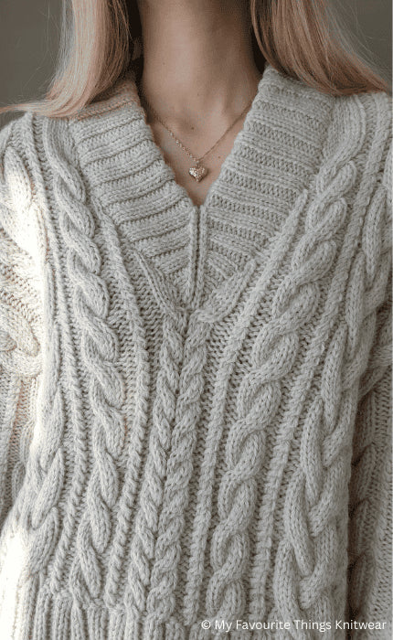 Sweater No. 20 - THE MERRY MERINO 110 & SILKY KID RMS - Strickpaket