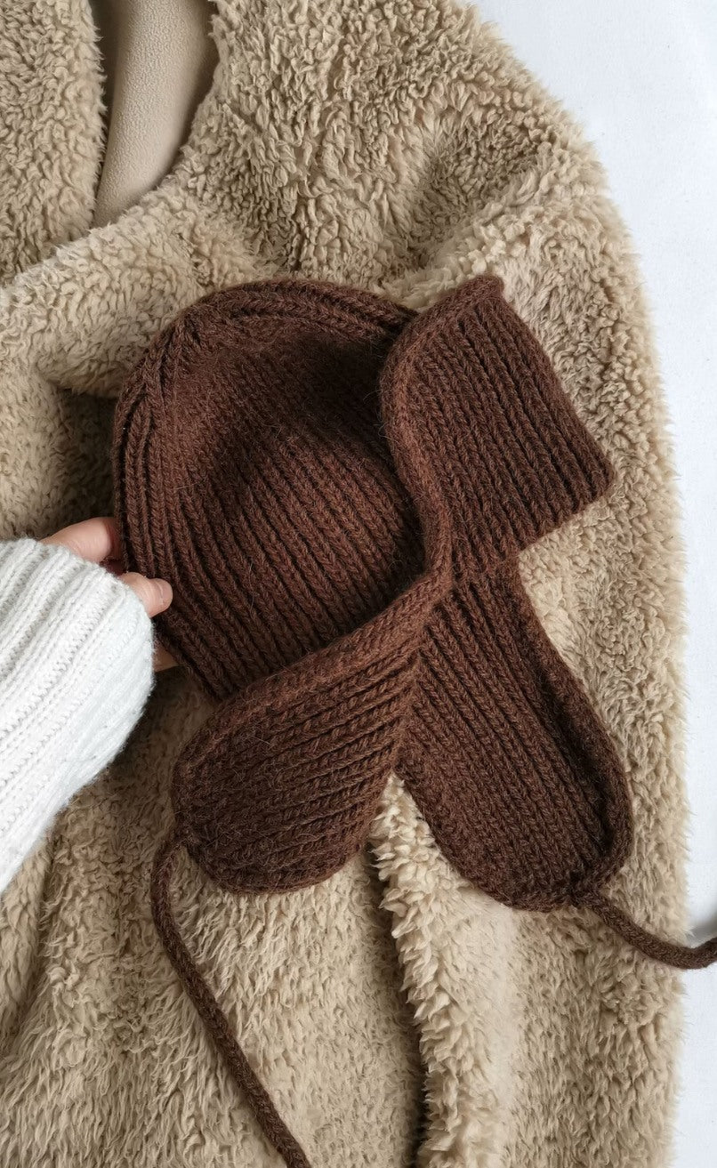 Carlo Mütze - BIG VINTAGE WOOL GOTS - Strickpaket