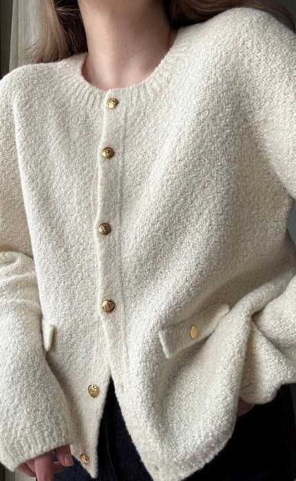 Manon Jacket - ALPAKA BOUCLE - Strickpaket