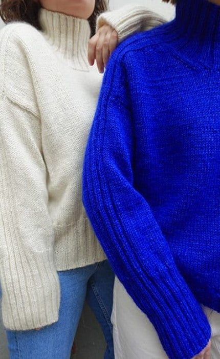 Elva Sweater - THE MERRY MERINO 110 & SILKY KID RMS - Strickpaket