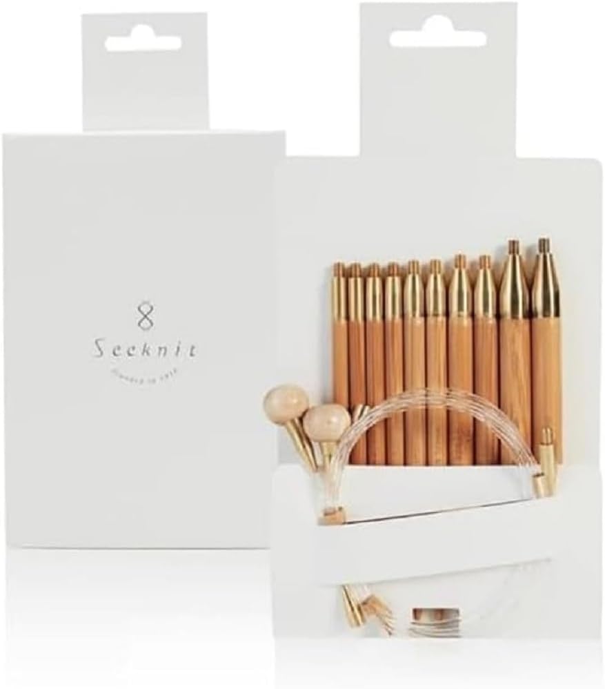 SEEKNIT Koshitsu Bambus- Nadelspitzen 5,50 - 10,00 mm 14 cm -  White