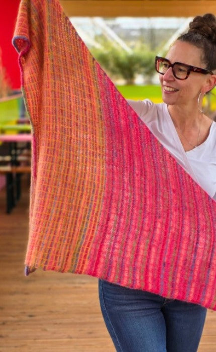 Tuch MALAMA - EDELWEISS ALPAKA & SILKY KID RMS- Strickpaket