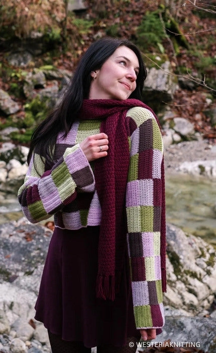 Free Flow Sweater - MANDARIN PETIT - Häkelpaket