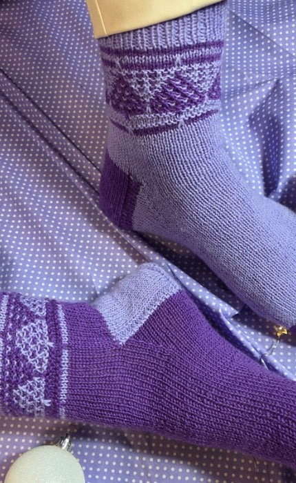 Socken Pino - EDELWEISS ALPAKA 4FACH - Strickpaket