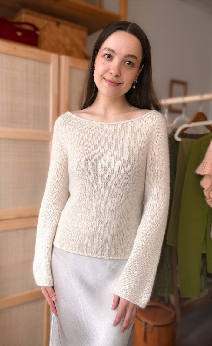 Aureyla Blouse - KASCHMIR & SEIDE - Strickpaket