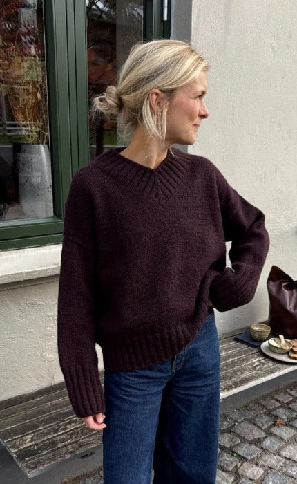 Hannah Sweater V-Neck - ATLAS - Strickpaket
