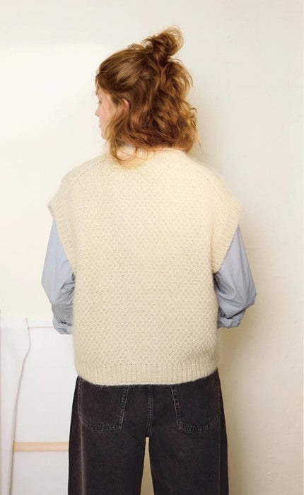 Harper Vest - BALLERINA CHUNKY MOHAIR & KOS - Strickpaket