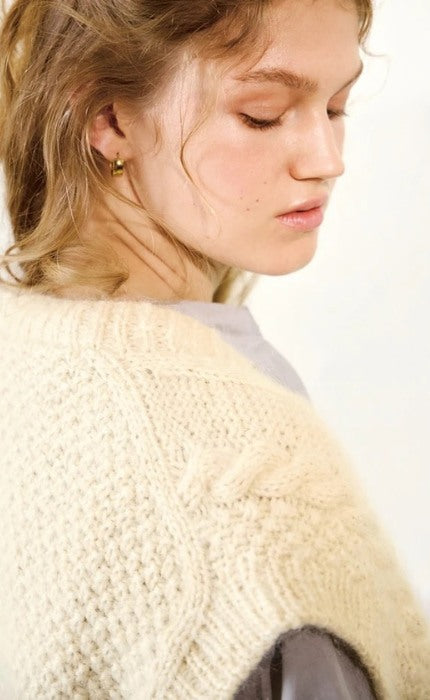 Harper Vest - BALLERINA CHUNKY MOHAIR & KOS - Strickpaket