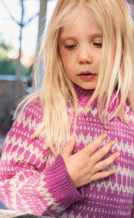 Klevia Kinderpullover - MINI ALPAKKA - Strickpaket