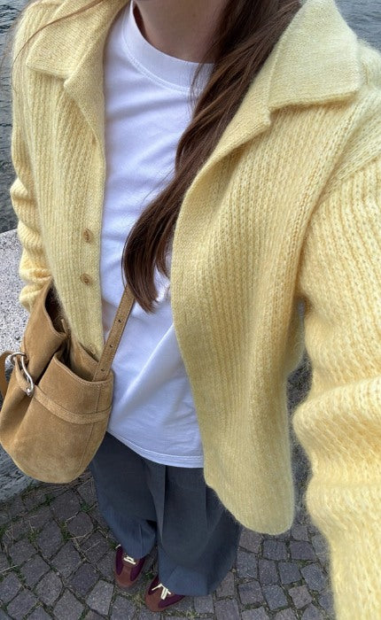 Chantal Collar Cardigan - BB MERINOS & SETASURI - Strickpaket