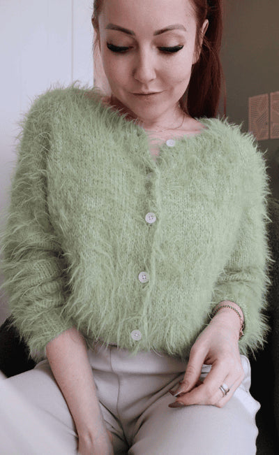 Fuzzy Fluff Cardigan - ANLEITUNG