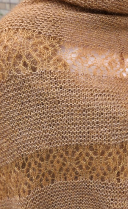 Schal Elua - BABYALPAKKA LACE & SILKY KID - Strickpaket