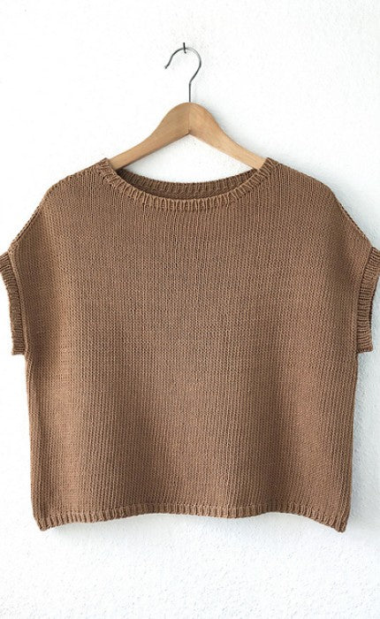 Basic Shirt - MANDARIN NATURELL - Strickpaket