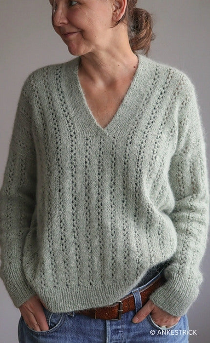 Garden Pullover - MERRY MERINO 220 & SILKY KID RMS - Strickpaket
