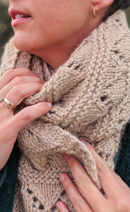 Maras Mountain Scarf - LLAMA SOFT - Strickpaket