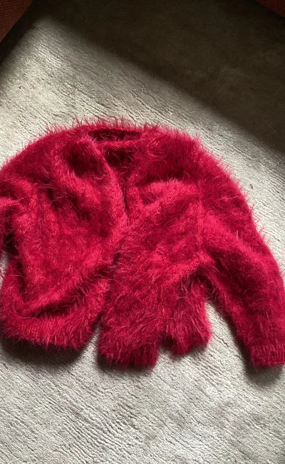 Fuzzy Fluff Cardigan - ANLEITUNG