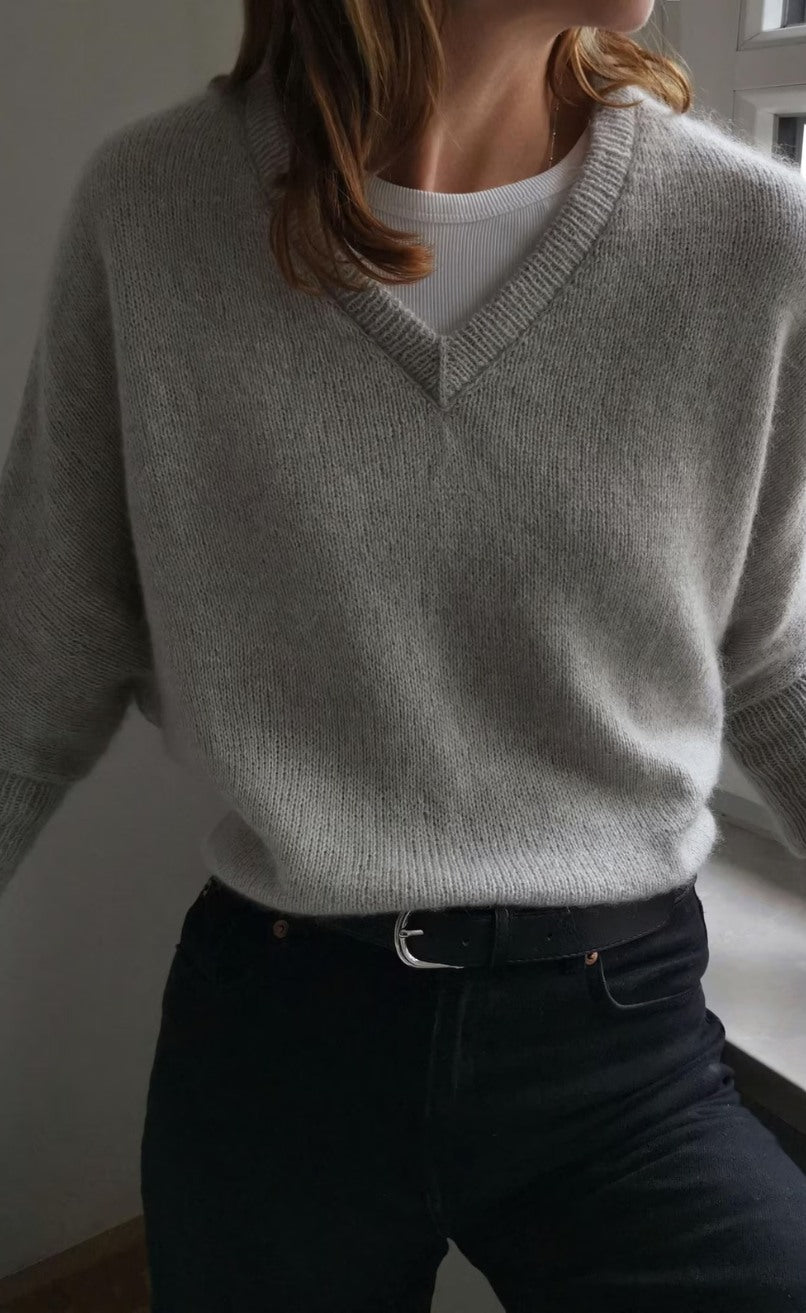 Robin Sweater V-Neck - CASHMERE CLASSIC - Strickpaket