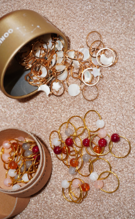 Projektbeutel, Maschenmarkierer & Reihenzähler Set