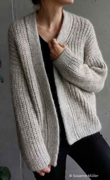 CLARA Cardigan - BIG VINTAGE WOOL GOTS - Strickpaket