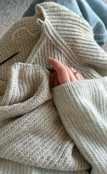 Chantal Sweater V-Neck - CASHMERE CLASSIC - Strickpaket