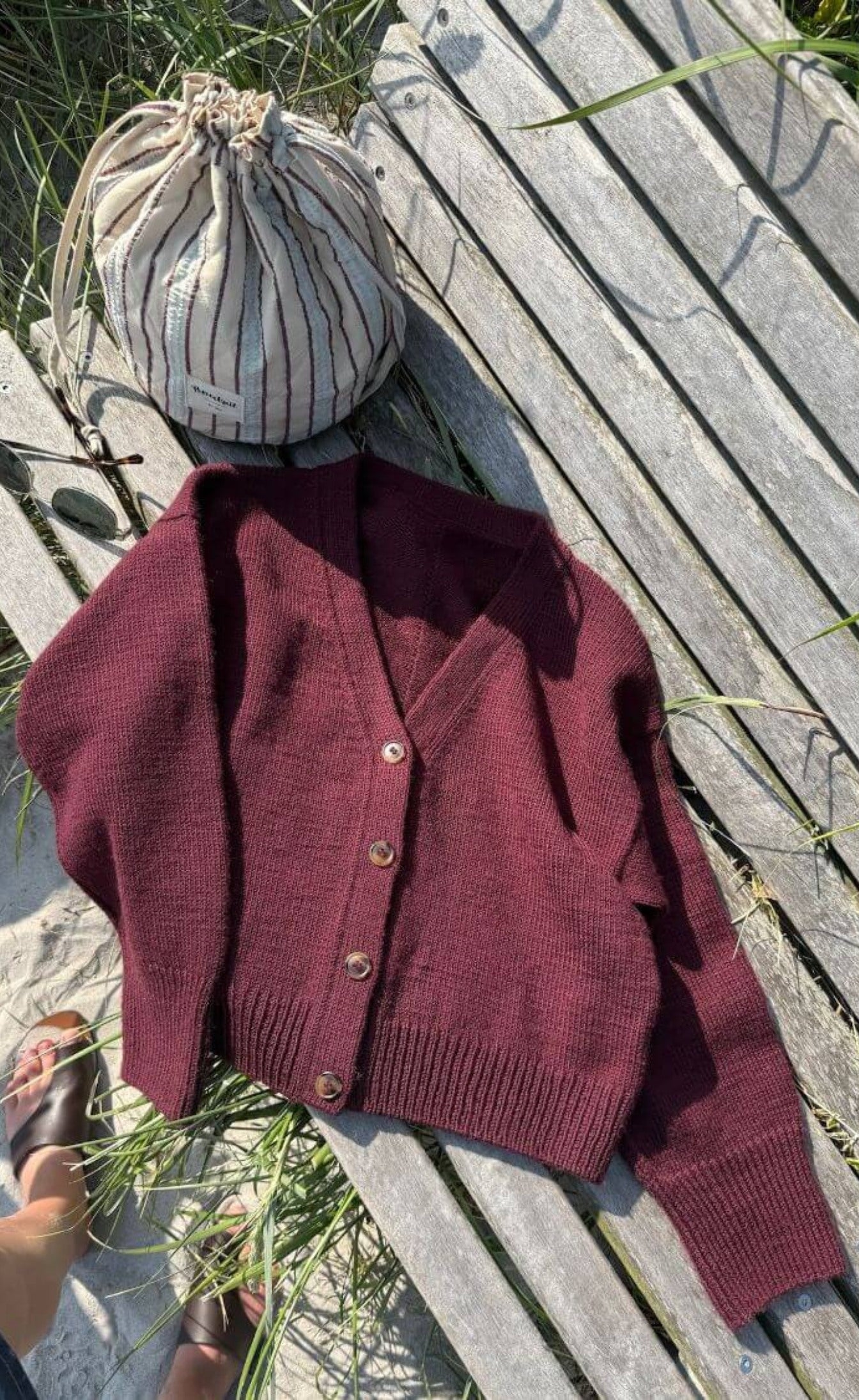 Scarlet Cardigan - DOUBLE SUNDAY - Strickpaket