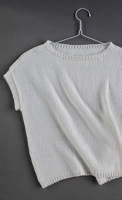 Basic Shirt - MANDARIN NATURELL - Strickpaket