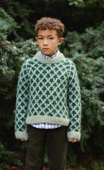 Christmas Tree Sweater Junior - KOS - Strickpaket