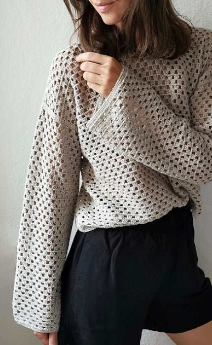 Tropez Sweater - MANDARIN PETIT - Häkelpaket