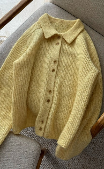 Chantal Collar Cardigan - BB MERINOS & SETASURI - Strickpaket