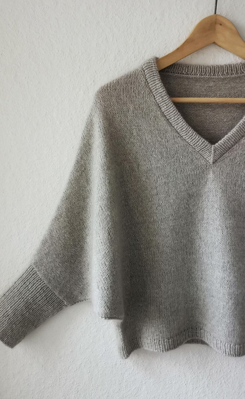 Robin Sweater V-Neck - CASHMERE CLASSIC - Strickpaket