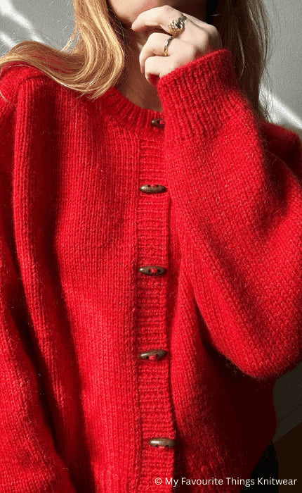 Cardigan No. 9 - THE MERRY MERINO 110 & SILKY KID RMS - Strickpaket