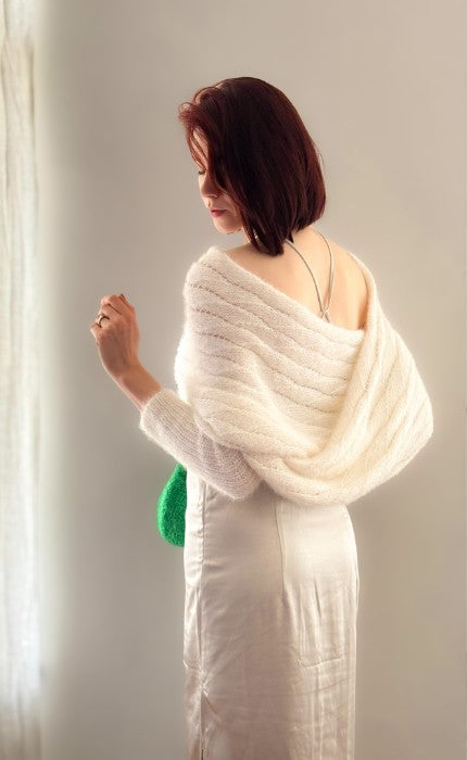 Fluffy Affair Bolero - PER FORTUNA & SILKHAIR - Strickpaket