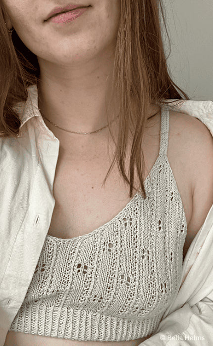 Augusta Lace Camisole - TUSSAH TWEED - Strickpaket