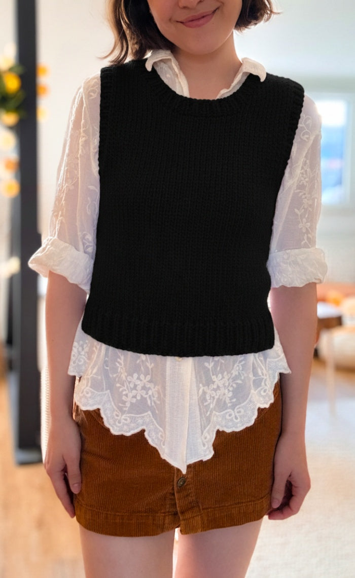 New Beginnings Pullunder - Anfänger Strickset mit Videotutorial