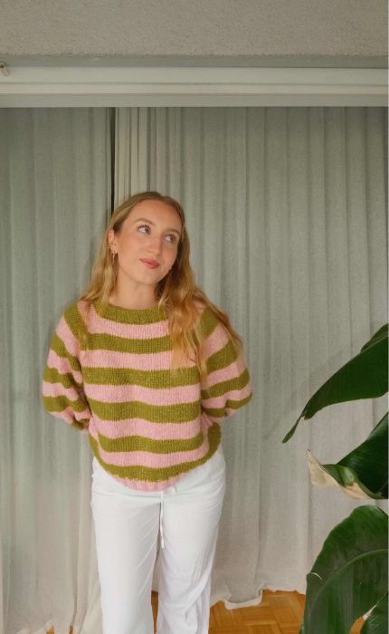 Sophomore Sweater - the perfect second knitting project kit