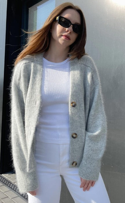 Paul Cardigan - COOL WOOL & SILKHAIR - Strickpaket