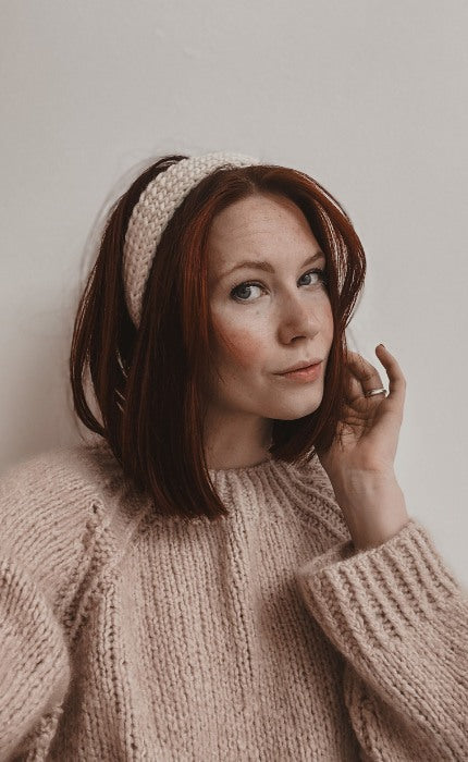 New Beginnings Haarband - Anfänger Strickset mit Videotutorial
