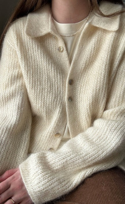 Chantal Collar Cardigan - BB MERINOS & SETASURI - Strickpaket