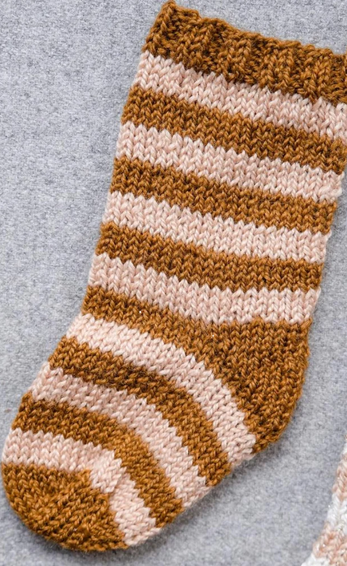 Anhänger Weihnachtssocke - SEMILLA SILKBLOOM + TWINKLE - Strickpaket