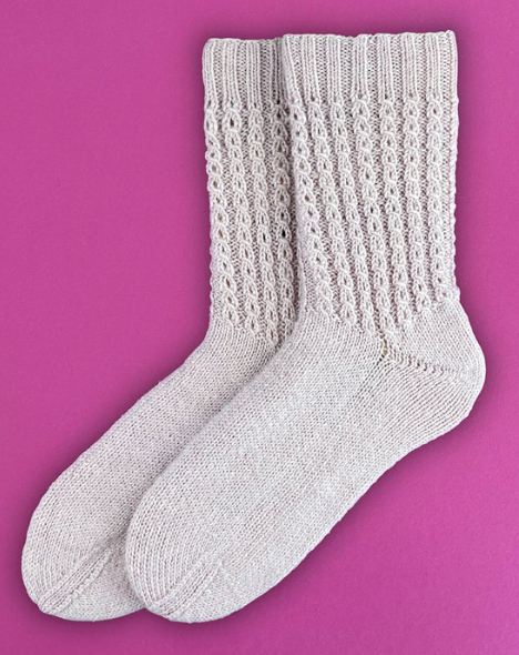 Berry Socken 3er Set - EDELWEISS ALPAKA 4-FACH - Strickpaket
