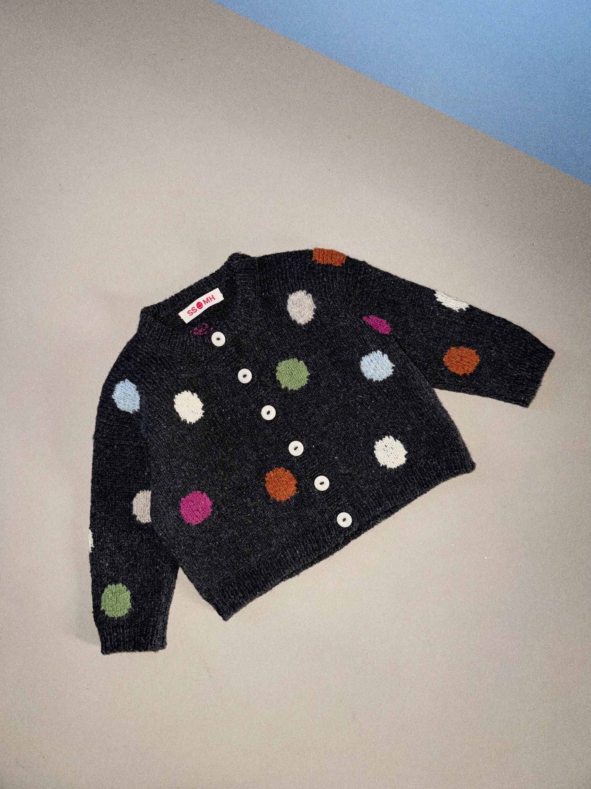 Fri Cardigan Kid Multi Version - SEMILLA MELANGE - Strickpaket