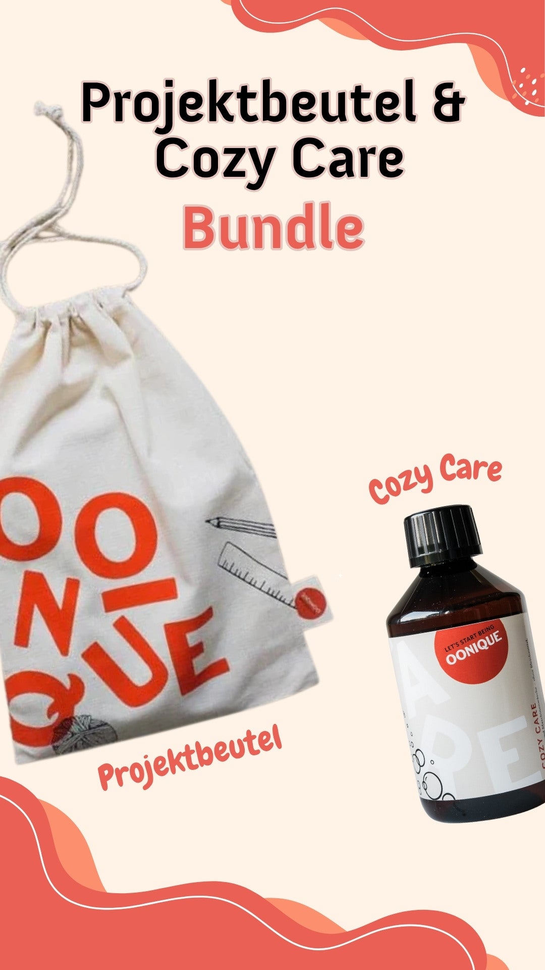 Projektbeutel & Cozy Care Waschmittel