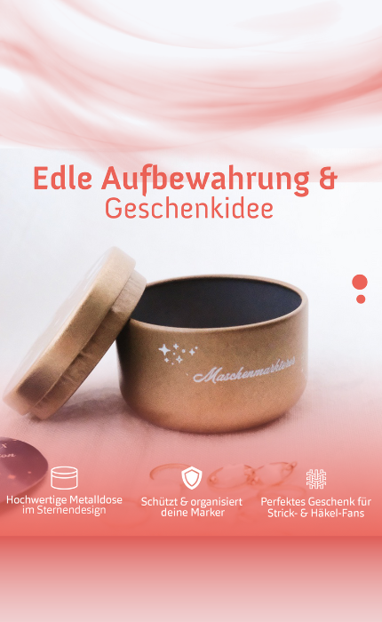 Projektbeutel, Maschenmarkierer & Reihenzähler Set