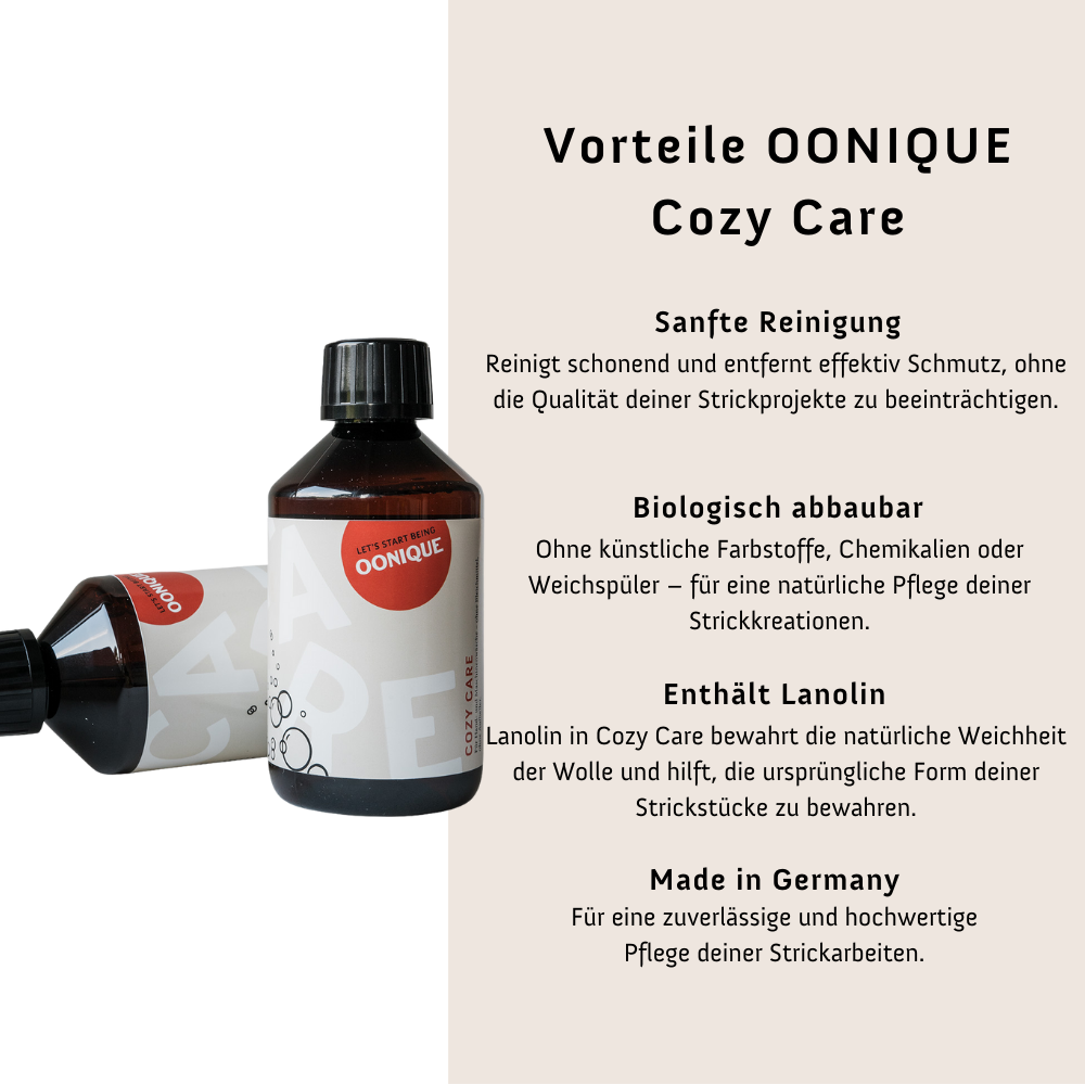 Projektbeutel & Cozy Care Waschmittel