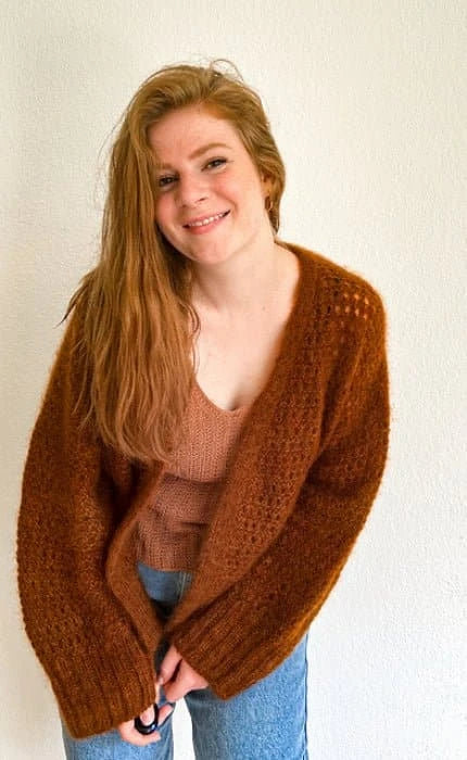 Aria Cardigan - SILKHAIR - Strickset von RUSTKNITWEAR jetzt online kaufen bei OONIQUE